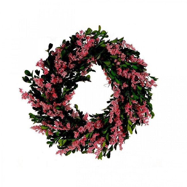 Silk Wreath “Lentedroom” | Colour: Pink | Diameter 40 centimetre | Per wreath