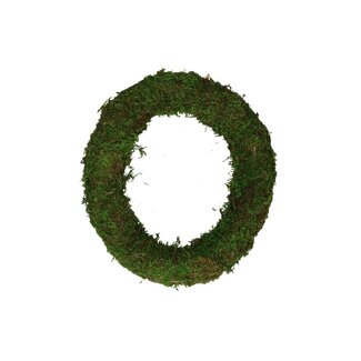4A Mooskranz | Farbe: Grün | Durchmesser 25 centimeter | Pro 12 Kränze