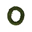 Couronne de mousse | Couleur: Vert | Diamètre 25 centimeter | Par 12 couronnes