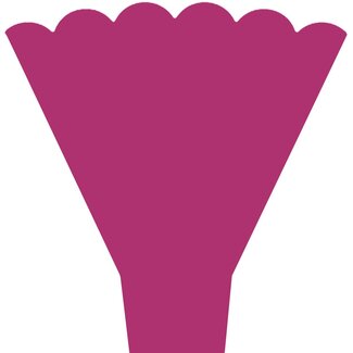 4A Hoezen Majesty | Kleur: Fuchsia | Lengte 54 centimeter | Breedte 44 centimeter | Hoogte 12 centimeter | Per 50 hoezen