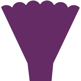 4A Hoezen Majesty | Kleur: Paars | Lengte 54 centimeter | Breedte 44 centimeter | Hoogte 12 centimeter | Per 50 hoezen