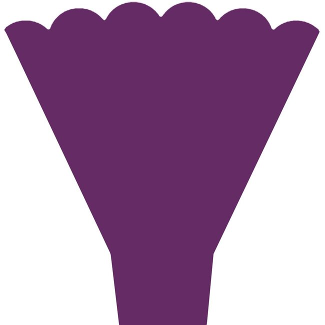 Hoezen Majesty | Kleur: Paars | Lengte 54 centimeter | Breedte 44 centimeter | Hoogte 12 centimeter | Per 50 hoezen