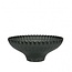 Plastic Melamine Bowl Ribbed | Colour: Grey | Diameter 24 centimeter | Height 10 centimeter | Per 24 bowls