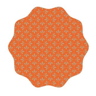 4A Folie Blatt “Isabella” | Farbe: Orange | Durchmesser 73 centimeter | Pro 100 Blätter