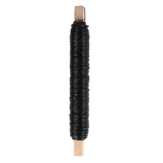 4A Metall Draht | Farbe: Schwarz | Durchmesser 0.5 millimeter | Gewicht 100 gram | Pro Rolle