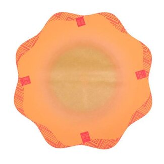 4A Folie Vel “Reunion” | Kleur: Oranje | Diameter 73 centimeter | Per 100 vellen