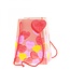 Cadeautasjes “Candy Love” | Kleur: Rood | Lengte 11 - 15 centimeter | Hoogte 20 centimeter | Per 10 tassen