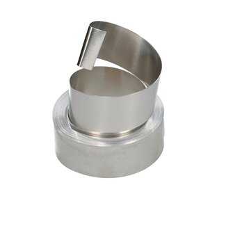 4A Aluminium decorative ribbon | Colour: Silver-coloured | Width 3 centimetre | Length 5 metre | Per roll