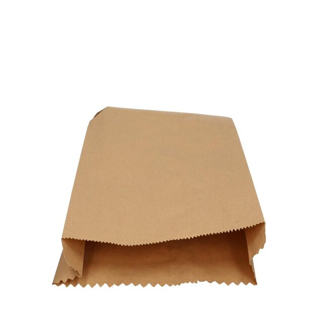 Papieren Cadeautassen | Kleur: Bruin | Lengte 24 centimeter | Breedte 8 centimeter | Hoogte 42 centimeter | Per 100 tassen