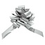 Pull bow ribbon | Colour: Silver-coloured | Width 50 millimeter | Per 20 bows