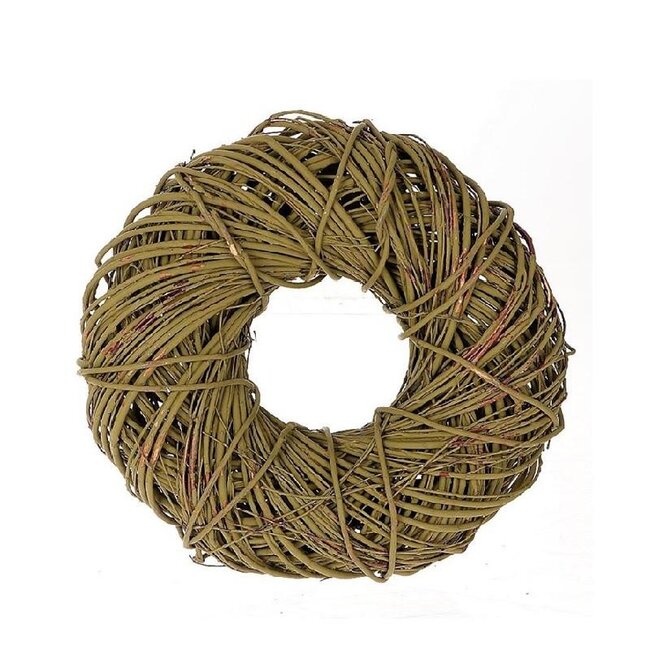 Twister Krans | Kleur: Groen | Diameter 35 centimeter | Per krans