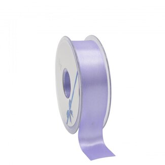 4A Satin Ribbon | Colour: Lilac-coloured | Width 25 millimeter | Length 25 meter | Per roll