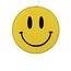 Smiley Hanger Decoratie | Kleur: Geel | Diameter 16 centimeter | Per hanger