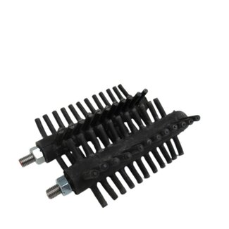 4A Hard Brush with wire | Colour: Black | Length 175 millimeter | Per 2 brushes