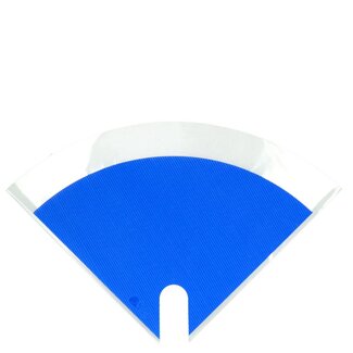 4A Hoezen Moon Kraftlook | Kleur: Blauw | Lengte 30 centimeter | Breedte 30 centimeter | Per 50 hoezen