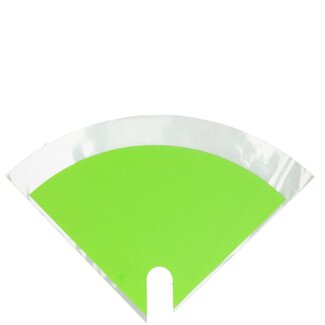 4A Hoezen Moon Kraftlook | Kleur: Groen | Lengte 30 centimeter | Breedte 30 centimeter | Per 50 hoezen