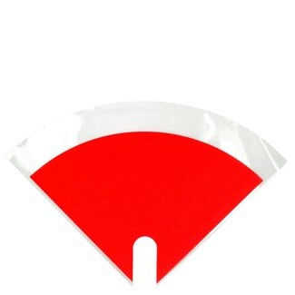 4A Covers Moon kraft look | Colour: Red | Length 30 centimetre | Width 30 centimetre | Per 50 covers