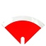 Housses Moon aspect kraft | Couleur: Rouge | Longueur 30 centimeter | Largeur 30 centimeter | Par 50 housses