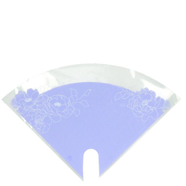 Hoezen Moon Kraftlook Flowers | Kleur: Lilakleurig | Lengte 30 centimeter | Breedte 30 centimeter | Per 50 hoezen