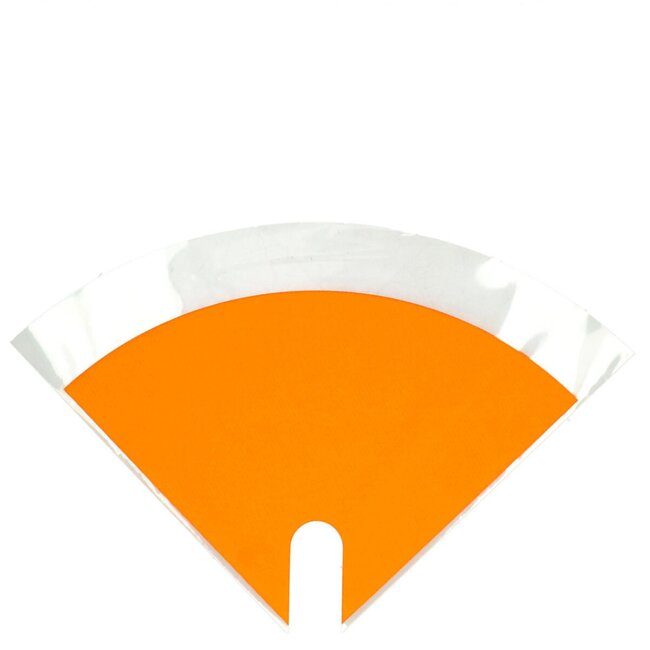 Hoezen Moon Kraftlook | Kleur: Oranje | Lengte 30 centimeter | Breedte 30 centimeter | Per 50 hoezen