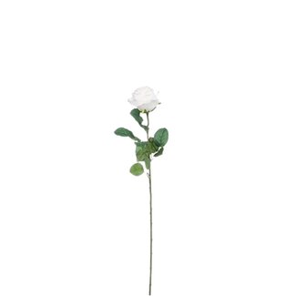4A Rose Fleur Artificielle | Couleur: Crème | Roses Fleurs Artificielles | Longueur ± 69 centimeter | Par 12 Fleurs Artificielles