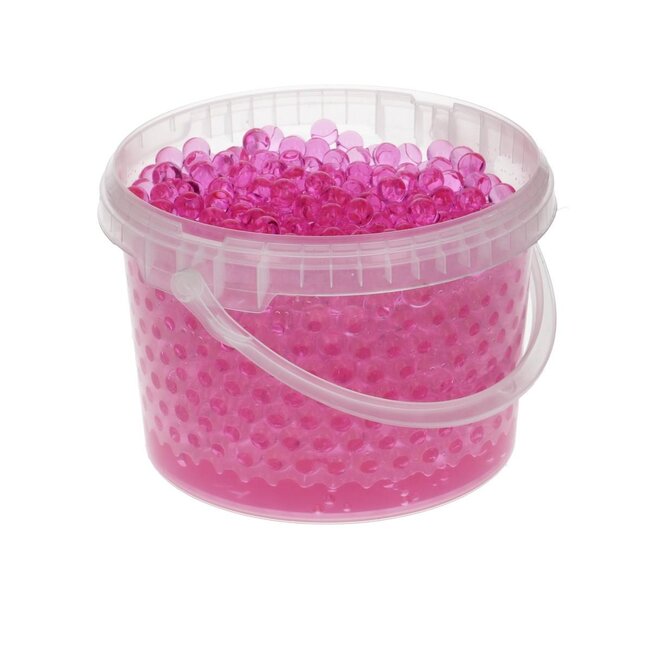 Decogel Pearls | Colour: Pink | Diameter 9 millimeter | Contents pot 3 liter | Per pot