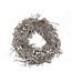 Bonsai Pineberry Krans | Kleur: Natuurlijk Wit Grijs | Diameter 40 centimeter | Per krans