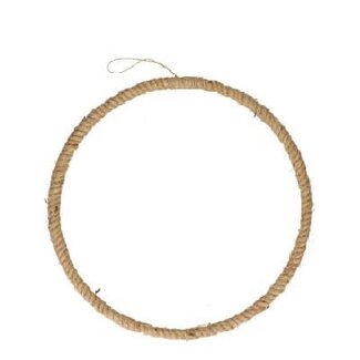 4A Ring Hanger Frame Seil | Farbe: Hellbraun | Durchmesser 30 centimeter | Pro 6 Ringe