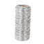 Gift cord wire | Colour: Silver-coloured | Diameter 2 millimeter | Length 100 meter | Per roll