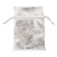 Cadeautasjes "Shiny” | Kleur: Zilverkleurig | Lengte 17 centimeter | Hoogte 12 centimeter | Per 10 tassen