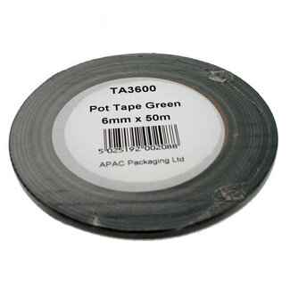 4A Tape | Colour: Black | Width 6 millimeter | Length 50 meter | Per roll