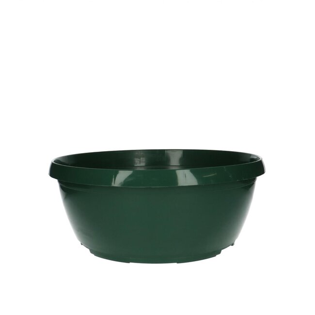 Kunststof Schaal "Classic" | Kleur: Groen | Diameter 30 centimeter | Hoogte 13 centimeter | Per 10 schalen