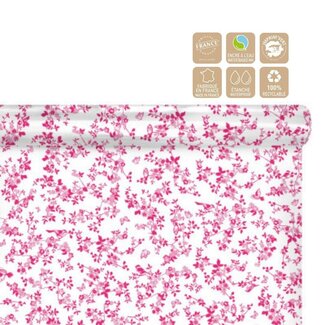 4A Folie auf Rolle “Birds” | Farbe: Fuchsia | Breite 80 centimeter | Länge 100 meter | pro Rolle