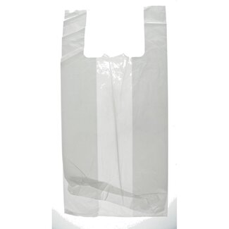 4A Tassen Hemdtas | Kleur: Naturel Wit | Lengte 28 centimeter | Breedte 7 centimeter | Hoogte 50 centimeter | Per 2000 tassen