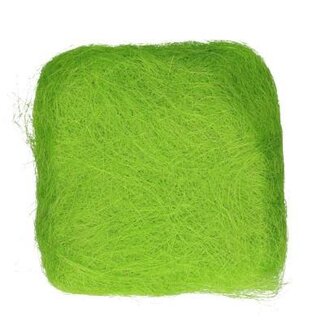 4A Decoratie Sisal | Kleur: Lichtgroen | Per 250 gram