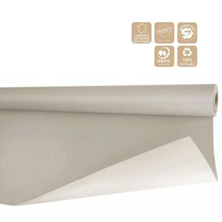 4A Bietpapier op rol | Kleur: Grijs | Breedte 80 centimeter | Lengte 40 meter | 80 gram/m2 | Per rol