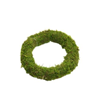 4A Moos Kranz | Farbe: Grün | Durchmesser 15 centimeter | Pro 12 Kränze