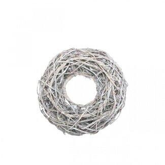 4A Wijnstok Wortel Krans | Kleur: Natuurlijk Wit | Diameter 38 centimeter | Per krans