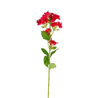 4A Vlambloem Fleur artificielle | Couleur: Fuchsia | Phlox Fleurs artificielles | Longueur ± 71 centimeter | Par 6 fleurs artificielles