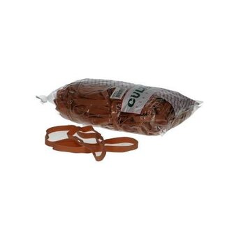 4A Elastic bands | Colour: Brown | Diameter 120 millimetre | Thickness 12 millimetre | Weight 1 kilo | Per bag
