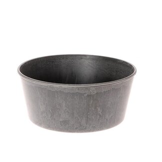 4A Melamine Schaal Bord | Kleur: Grijs | Diameter 24 centimeter | Hoogte 10 centimeter | Per 8 schalen