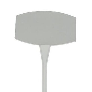 4A Slanted Insert Label | Colour: Natural White | Length 45 centimetre | Per 10 insert labels