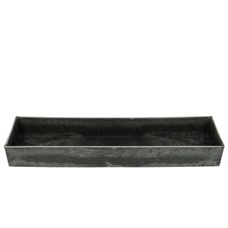 4A Melamine Bloemenbak Plantenbak | Kleur: Grijs | Lengte 42 centimeter | Breedte 10.5 centimeter | Hoogte 5 centimeter | Per 9 bloembakken