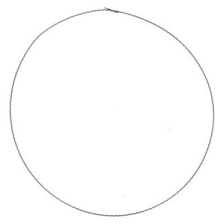 4A Anneau métallique | Couleur: Argenté | Diamètre 40 centimeter | Par 50 anneaux