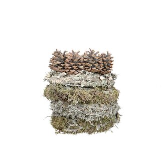 4A Gradina Couronnes Assortiment | Couleur: Blanc naturel | Diamètre 20 centimeter | Par 5 couronnes