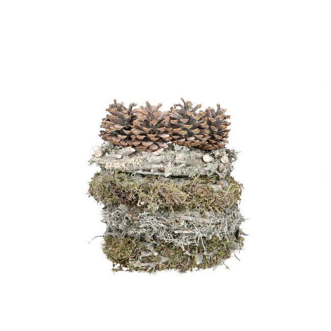 Gradina Kransen Assortiment | Kleur: Natuurlijk Wit | Diameter 20 centimeter | Per 5 kransen