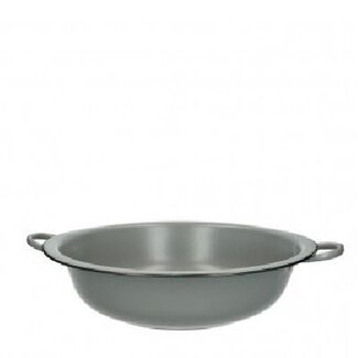 4A Zinc Bowl Flowerpot Plant pot | Colour: Grey | Diameter 34.5 centimeter | Height 9.5 centimeter | Per 8 bowls