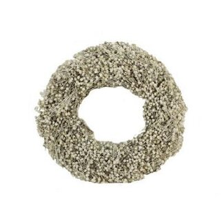 4A Flax Kranz | Farbe: Natürlich Weiß | Durchmesser 30 centimeter | Pro Kranz