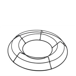 4A IJzeren Ring Basis | Kleur: Zwart | Diameter 35 centimeter | Per 5 ringen