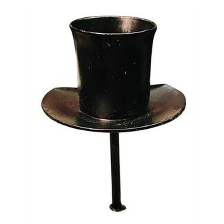 4A Candle holder | Colour: Black | Diameter 2.2 centimeter | Height 10 centimeter | Per 2 candle holders